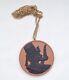 Wedgwood Egyptian Jasperware Terracotta And Black Pendant Jewellery