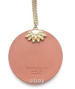 Wedgwood Egyptian Jasperware Terracotta And Black Pendant Jewellery