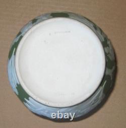 Wedgwood GREEN Jasperware PORTLAND 7 VASE