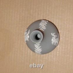 Wedgwood GREY Jasperware Autumn Winter Bud Vase