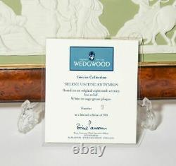 Wedgwood Genius Collection Green Jasperware Plaque Selene & Endymion Ltd Edn