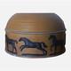 Wedgwood George Stubbs 19th Century Dip Yellow Jasperware Match Striker