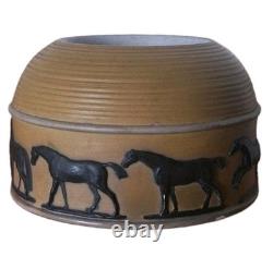 Wedgwood George Stubbs 19th Century Dip Yellow Jasperware Match Striker