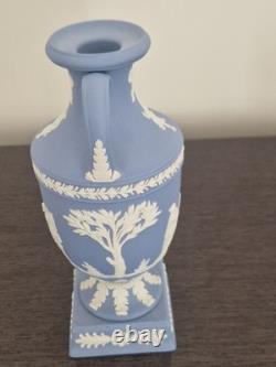 Wedgwood Grecian Vase / Urn Blue Jasperware 1956 22cm High RARE & SPECIAL