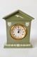 Wedgwood Green Jasper Jaguar Clock Jasperware