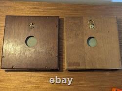 Wedgwood Green Jasperware Framed Plaques Wall Mounted Hangers X 2