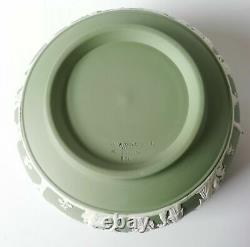 Wedgwood Green Jasperware Fruit Bowl / Sacrifice Bowl