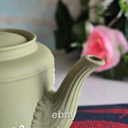 Wedgwood Green Miniature Teapot Domestic Employment Jasperware Perfect