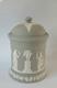 Wedgwood Grey Jasper Tobacco Pot And Lid Jasperware