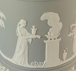 Wedgwood Grey Jasper Tobacco Pot and Lid jasperware