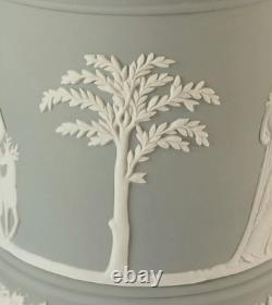 Wedgwood Grey Jasper Tobacco Pot and Lid jasperware