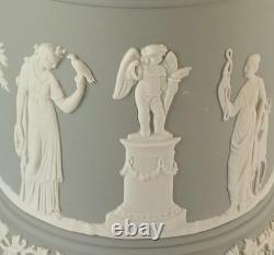 Wedgwood Grey Jasper Tobacco Pot and Lid jasperware