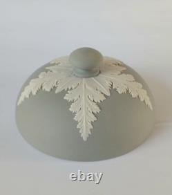 Wedgwood Grey Jasper Tobacco Pot and Lid jasperware