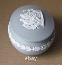 Wedgwood Grey Jasperware Apollo Oval Box