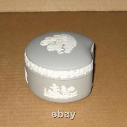 Wedgwood Grey Jasperware Bean Aurora Box