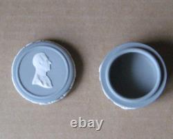 Wedgwood Grey Jasperware Earl Mountbatten Pill Pot