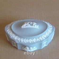 Wedgwood Grey Jasperware Fluted Box