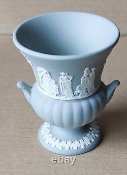 Wedgwood Grey Jasperware Urn Vase