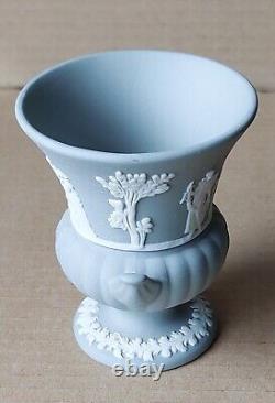 Wedgwood Grey Jasperware Urn Vase