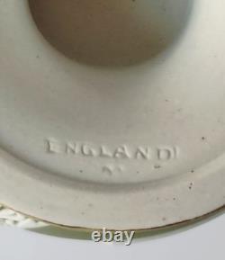 Wedgwood Jasper Antique Green White Dip Vase jasperware