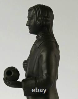 Wedgwood Jasper Black Figure Josiah Wedgwood Statuette Limited Edition