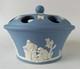 Wedgwood Jasper Blue Pot Pourri / Potpourri Dish Jasperware