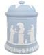 Wedgwood Jasper Blue Tobacco Pot Jasperware