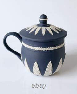 Wedgwood Jasper Custard Cups Blue and Portland Blue Limited Edition Jasperware