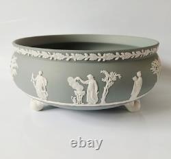 Wedgwood Jasper Grey Bowl Three Footed jasperware