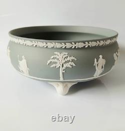 Wedgwood Jasper Grey Bowl Three Footed jasperware