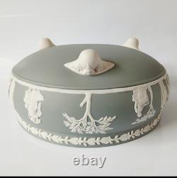 Wedgwood Jasper Grey Bowl Three Footed jasperware