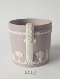 Wedgwood Jasper Lilac Coffee Cup and Saucer jasperware