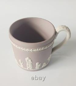 Wedgwood Jasper Lilac Coffee Cup and Saucer jasperware Wedgwood Jasper Lilac Coffee Cup and Saucer jasperware