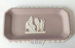 Wedgwood Jasper Lilac Tray / Pin Dish jasperware