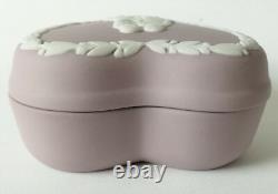 Wedgwood Jasper Lilac Trinket Box Wedgwood Museum jasperware