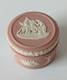 Wedgwood Jasper Pink Pill Box Muses Watering Pegasus Jasperware