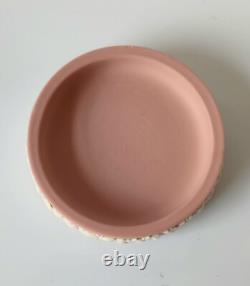Wedgwood Jasper Pink Pill Box Muses Watering Pegasus Jasperware