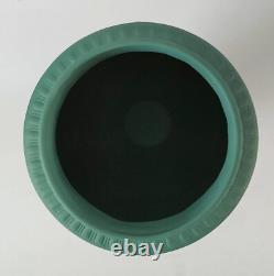 Wedgwood Jasper Spruce Green Bountiful Vase 8 Inch jasperware