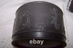 Wedgwood Jasper Ware Collection Salad Servers, Basalt Sugar Pot, Jug Trays Cup