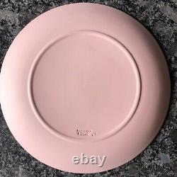 Wedgwood Jasper Ware Pink Bermuda Moongate Plate. 6.5', Boxed Rare