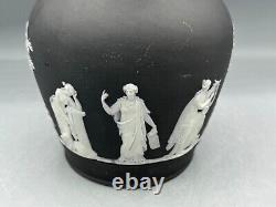 Wedgwood Jasper Ware Vase Black Jasperware (777)