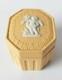 Wedgwood Jasper Yellow Trinket Box Summer Seasons Jasperware