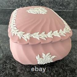 Wedgwood Jasper ware Pink Large Lidded Dish / Pot