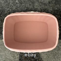 Wedgwood Jasper ware Pink Large Lidded Dish / Pot