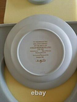 Wedgwood Jasperware 250th Anniversary Birth of Josiah Wedgwood Diced Plate