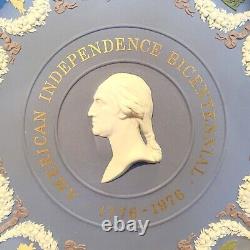 Wedgwood Jasperware American Bicentennial Five Color Trophy Plate Rare 16/300