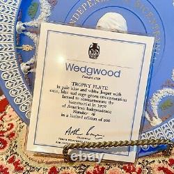 Wedgwood Jasperware American Bicentennial Five Color Trophy Plate Rare 16/300