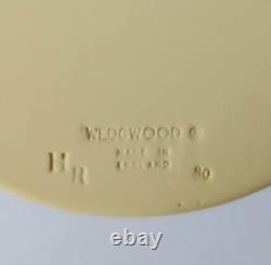 Wedgwood Jasperware Black And Cane Portrait Medallion Plaque Josiah Wedgwood