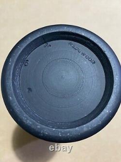 Wedgwood Jasperware Black Basalt Spill Vase Victorian 1900s 5 1/2 Inch