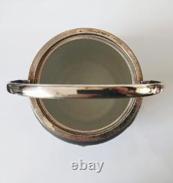 Wedgwood Jasperware Black Biscuit Barrel